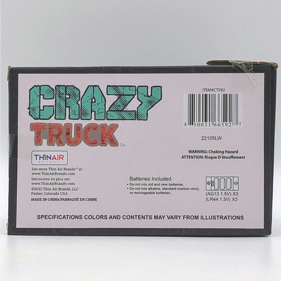Thin Air Crazy Truck Pull Back Power Child Toy Tough Monster Truck Brand New - Picture 4 of 4